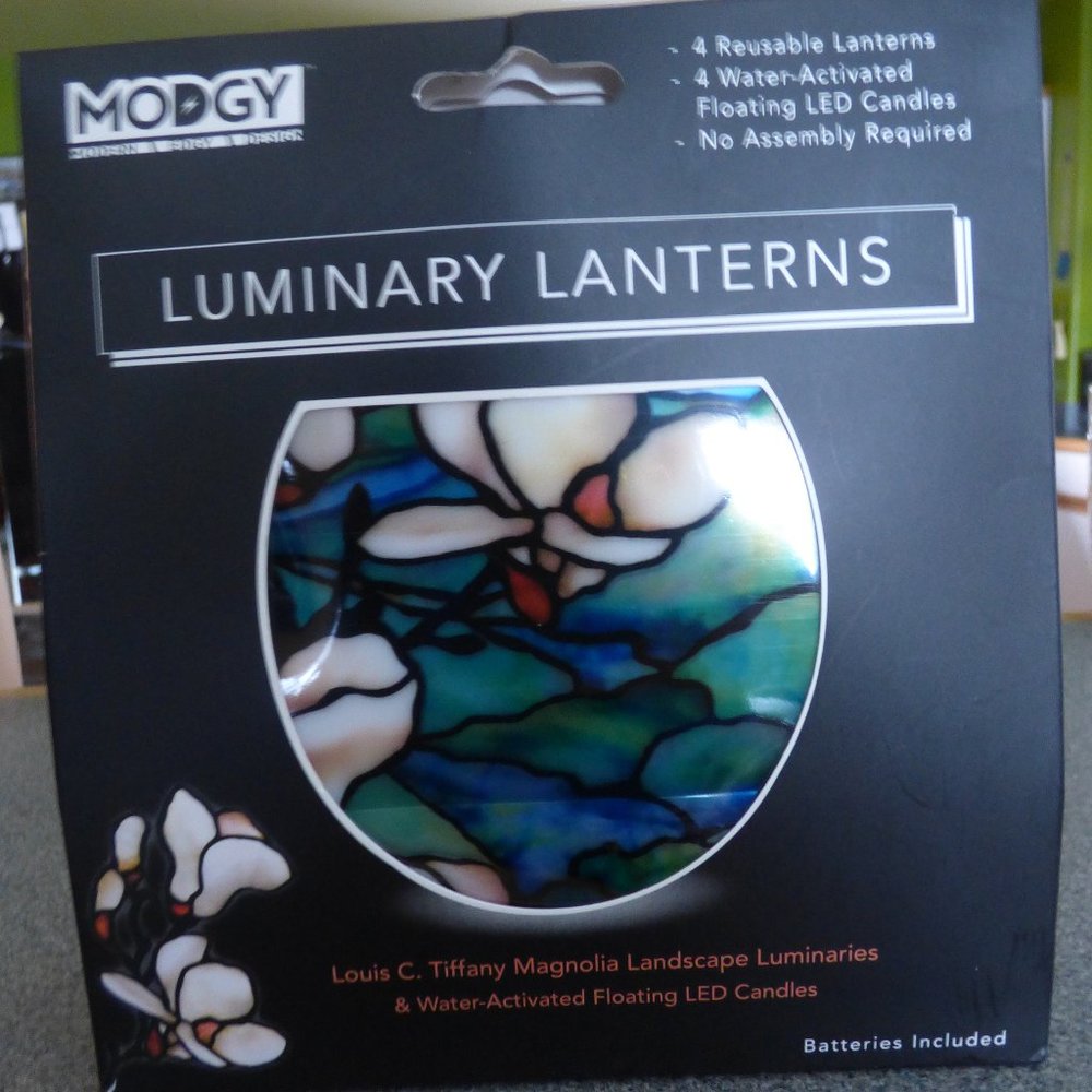 MODGY EXPANDABLE MAGNOLIA LANDSCAPE LUMINARY LANTERN POOL BOAT GARDEN PARTY